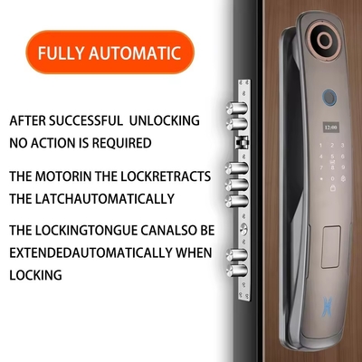 Glomarket 3d Face Recognition Smart Door Lock With Camera Digital Fingerprint Fully Automatic Security Locks