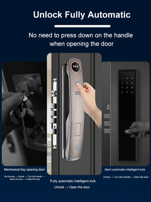 Glomarket 3d Face Recognition Smart Door Lock With Camera Digital Fingerprint Fully Automatic Security Locks