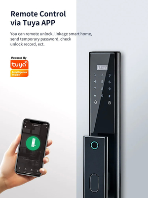 Glomarket Wireless Biometric Fingerprint Security Fully Automatic Smart Lock Digital Password Card Key Lock With Camera