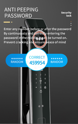 Glomarket Factory Price Wifi App Smart Door Lock With Face Recognition Biometric Fingerprint Cerradura Support Intercom Function