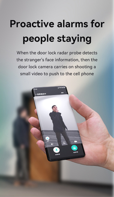 Glomarket Tuya Wifi Smart Lock Aluminum Wooden Door Face Recognition Palmprint Biometric Fingerprint Digital Smart Lock