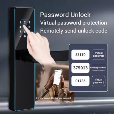 Glomarket Smart Cerradura Fechadura Digital Tuya Ttlock Lock Rfid Card Password Fingerprint Smart Door Lock