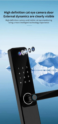 Glomarket Tuya Wifi Fingerprint Digital Password Intelligent Door Lock Remote Control Lock Smart With Camera