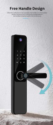 Glomarket Tuya Wifi Fingerprint Digital Password Intelligent Door Lock Remote Control Lock Smart With Camera
