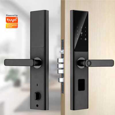 Glomarket Tuya Smart WiFi Digital Door Lock Code RFID IC Card Smartphone App Unlock Biometric Fingerprint Smart Lock