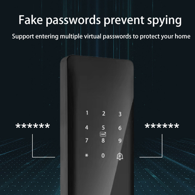Glomarket Tuya Smart Security Digital Door Lock Biometric Fingerprint Handle Smart Lock Hotel Apartment Room Lock Factory Price