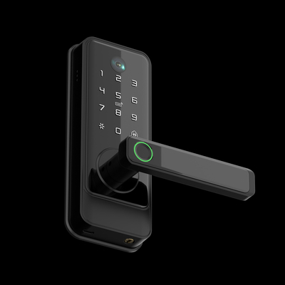 Glomarket Tuya Wifi Keyless Deadbolt Lock Serraduras Electric Handle Front Door Lock With Keypad Smart Fingerprint Digital Lock