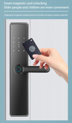 Glomarket Apartment Room Lock Fingerprint Smart Door Lock Ble Password Keyless App Control Digital Door Locks