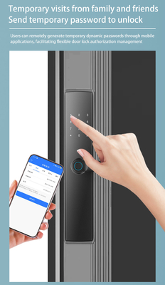 Glomarket Apartment Room Lock Fingerprint Smart Door Lock Ble Password Keyless App Control Digital Door Locks