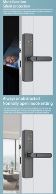 Glomarket Apartment Room Lock Fingerprint Smart Door Lock Ble Password Keyless App Control Digital Door Locks