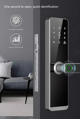 Glomarket Wholesale Factory Price Intelligent Fingerprint Handle Lock Keyless Digital Hotel Tuya App Smart Digital Door Lock