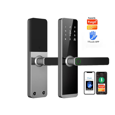 Glomarket Wholesale Factory Price Intelligent Fingerprint Handle Lock Keyless Digital Hotel Tuya App Smart Digital Door Lock