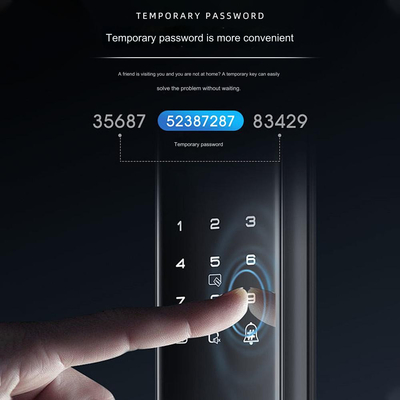 Glomarket Wholesale Factory Price Intelligent Fingerprint Handle Lock Keyless Digital Hotel Tuya App Smart Digital Door Lock