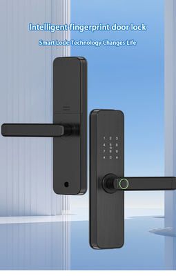 Glomarket Tuya Smart Door Lock Bedroom Home Digital Biometric Fingerprint Intelligent Handle Electronic Locks