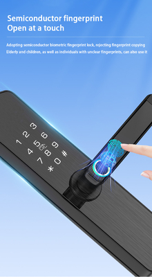 Glomarket Tuya Smart Door Lock Bedroom Home Digital Biometric Fingerprint Intelligent Handle Electronic Locks