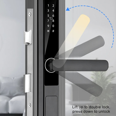 Glomarket Smart Tuya Waterproof Door Lock Sliding Door Fingerprint Password Remote Control Handle Electronic Intelligent Lock