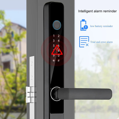 Glomarket Smart Tuya Waterproof Door Lock Sliding Door Fingerprint Password Remote Control Handle Electronic Intelligent Lock