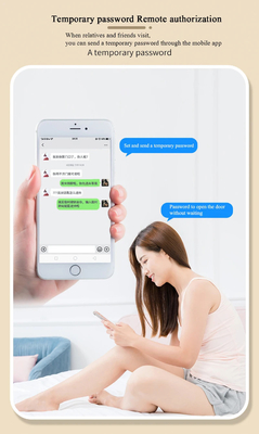 Glomarket Smart Tuya Waterproof Door Lock Sliding Door Fingerprint Password Remote Control Handle Electronic Intelligent Lock