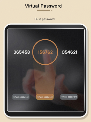 Glomarket Smart Tuya Waterproof Door Lock Sliding Door Fingerprint Password Remote Control Handle Electronic Intelligent Lock