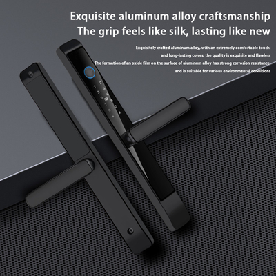 Glomarket Outdoor Aluminum Sliding Door Lock Digital Handle Electronic Ttlock Fingerprint Tuya Waterproof smart Locks