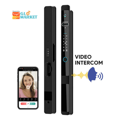 Glomarket Tuya 3d Face Cerradura Inteligente Automatic Electric Wifi Camera Fingerprint Digital Smart Door Lock