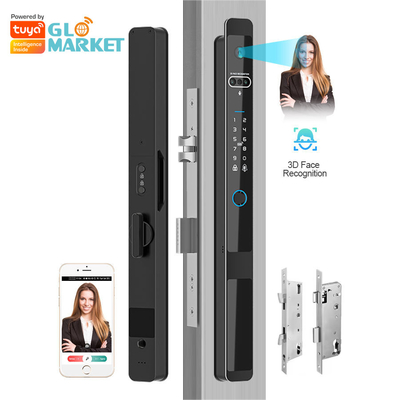 Glomarket Tuya 3d Face Cerradura Inteligente Automatic Electric Wifi Camera Fingerprint Digital Smart Door Lock