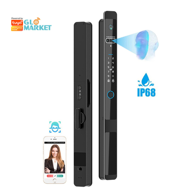 Glomarket Tuya 3d Face Cerradura Inteligente Automatic Electric Wifi Camera Fingerprint Digital Smart Door Lock