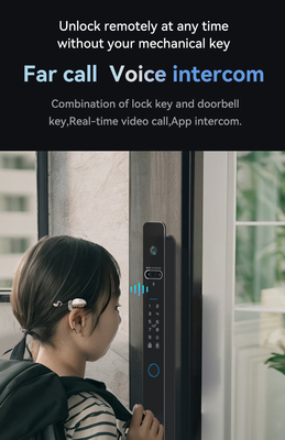 Glomarket Tuya 3d Face Cerradura Inteligente Automatic Electric Wifi Camera Fingerprint Digital Smart Door Lock