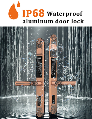 Glomarket Courtyard Villa Gate Lock High Security Waterproof Intelligent Dual Fingerprint Password Smart Lock