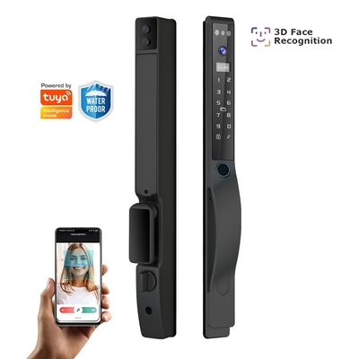 Glomarket Outdoor Electric Keyless 3D Face Recognition Tuya Digital Password Card Door Lock Waterproof Fingerprint Smart Lock