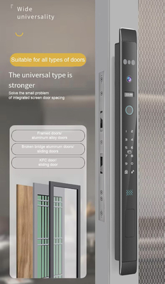 Glomarket Automatic 3d Face Smart Lock With Camera Security Biometric Fingerprint Sliding Door Tuya Smart Door Lock