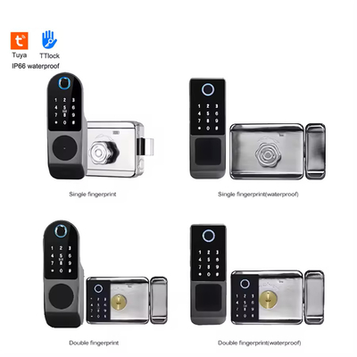 Glomarket Tuya Waterproof Digital TTLock Remote Unlock Double-sided Fingerprint Smart Lock