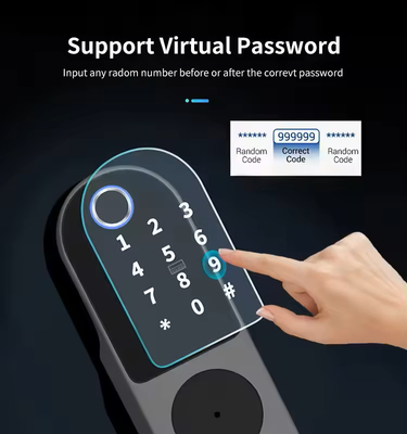 Glomarket Tuya Waterproof Digital TTLock Remote Unlock Double-sided Fingerprint Smart Lock