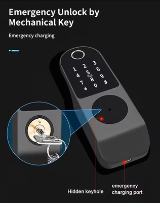 Glomarket Tuya Waterproof Digital TTLock Remote Unlock Double-sided Fingerprint Smart Lock