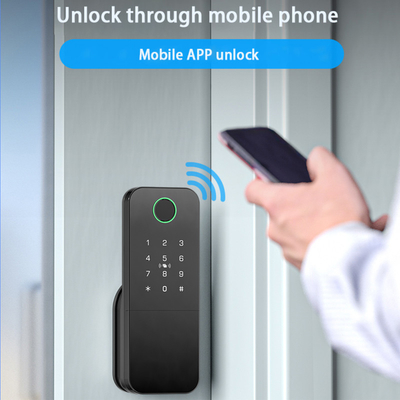 Glomarket Outdoor Electronic Smart Fingerprint Password Digital Lock Tuya Ttlock Smart Door Lock