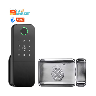 Glomarket Outdoor Electronic Smart Fingerprint Password Digital Lock Tuya Ttlock Smart Door Lock