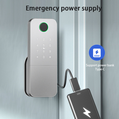 Glomarket Outdoor Electronic Smart Fingerprint Password Digital Lock Tuya Ttlock Smart Door Lock
