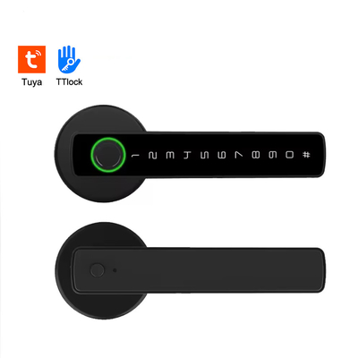 Glomarket Tuya Ble Smart Lock Security Electronic Keyless Smart Door Handle Lock Indoor Room Lock