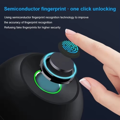 Glomarket Wholesale Intelligent Round Ball Knob Lock Keyless Smart Door Handle Lock Tuya App Control Smart Fingerprint Door Lock
