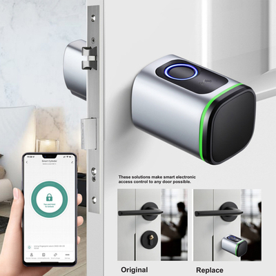 Glomarket Home Smart Door Lock Ttlock Smart Fingerprint Card Key Unlock Adjustable Cylinder Euro Smart Lock Tuya App Door Lock