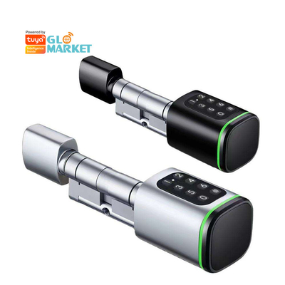 Glomarket Tuya Ttlock Smart Digital Keyless Door Lock Cylinder Combination Password &amp; Card Electronic Lock Cylinders Smart Lock