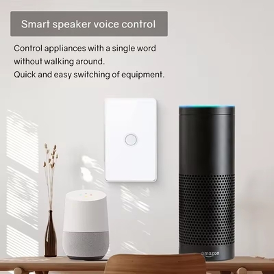 Glomarket Tuya Zigbee/wifi EU Tempered Glass Concave Button Touch Light Switch 1/2/3/4 Gang Wifi Wall Switch Work With Google Alexa