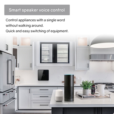 Glomarket Smart EU/UK 1-4Gang Wall Switch WIFI/Zigbee Glass Panel Light Switch Tuya Smart Switch With Google Alexa