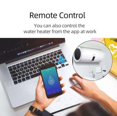 Glomarket Smart Home Remote Voice Control Touch Panel Water Heater Switch Tuya Wireless Wifi Boiler Switch