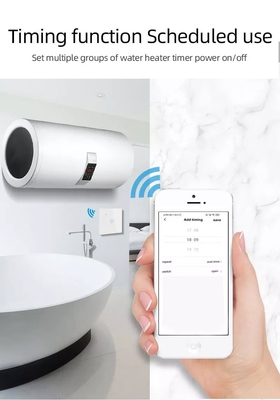 Glomarket Smart Home Remote Voice Control Touch Panel Water Heater Switch Tuya Wireless Wifi Boiler Switch