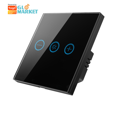 Glomarket Glass Touch Panel Tuya Wifi Bulb Wireless Remote Adjustable Light Dimmer Touch Switch Smart For Light Bulbs