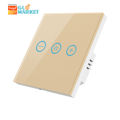 Glomarket Glass Touch Panel Tuya Wifi Bulb Wireless Remote Adjustable Light Dimmer Touch Switch Smart For Light Bulbs