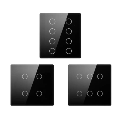 Glomarket Smart Wifi Brazil 118*124 Switch Work with Google Alexa Assistant Tuya Smart Light Switch for Home