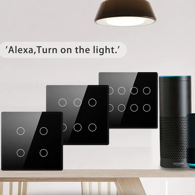 Glomarket Smart Wifi Brazil 118*124 Switch Work with Google Alexa Assistant Tuya Smart Light Switch for Home