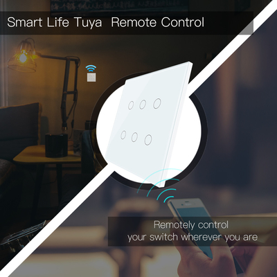 Glomarket Smart Wifi Brazil 118*124 Switch Work with Google Alexa Assistant Tuya Smart Light Switch for Home